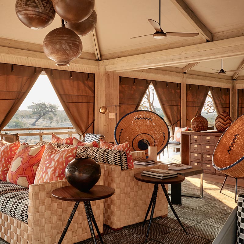 Original Paddle Fans Old Ash 1.4m Elephant Lodge Botswana