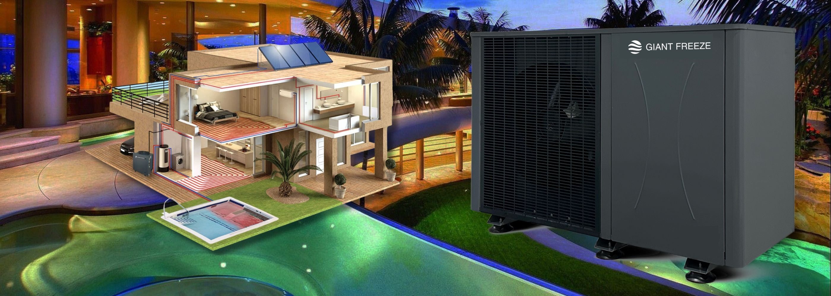 EcoPump Air to Water Heat Pump for Residential